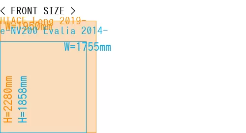 #HIACE Long 2019- + e-NV200 Evalia 2014-